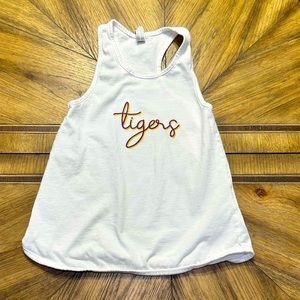 EUC Azariah White LSU Tigers Girls Tank Top - Size Small (6-7y).